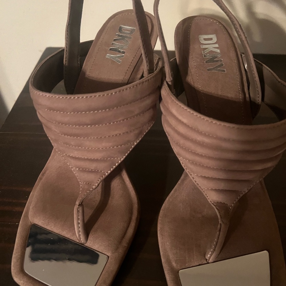 Brand new suede heels